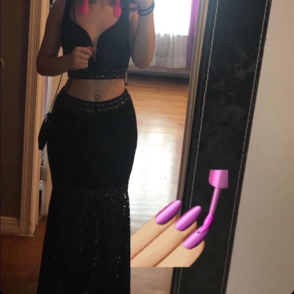 Couture prom dress.